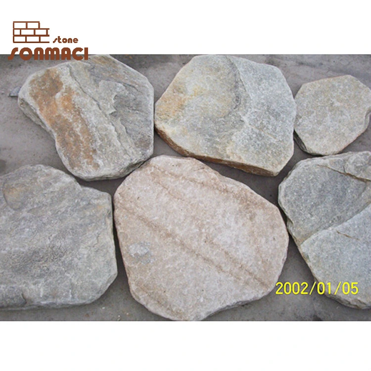 P014 Colored Slate Stepping Stone for Landscaping Road Decoration