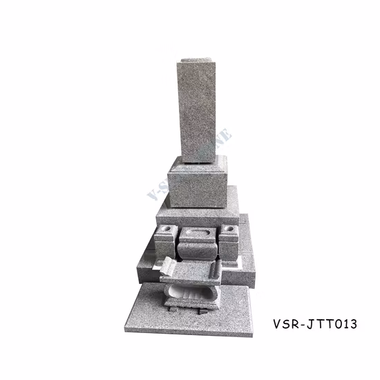 ロシア ウクライナ 柱のある豪華な灰色の花崗岩の記念碑/墓地/庭園